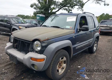 2004 Jeep Liberty Sport from USA, damaged, VIN 1J4GL48K14W247060
